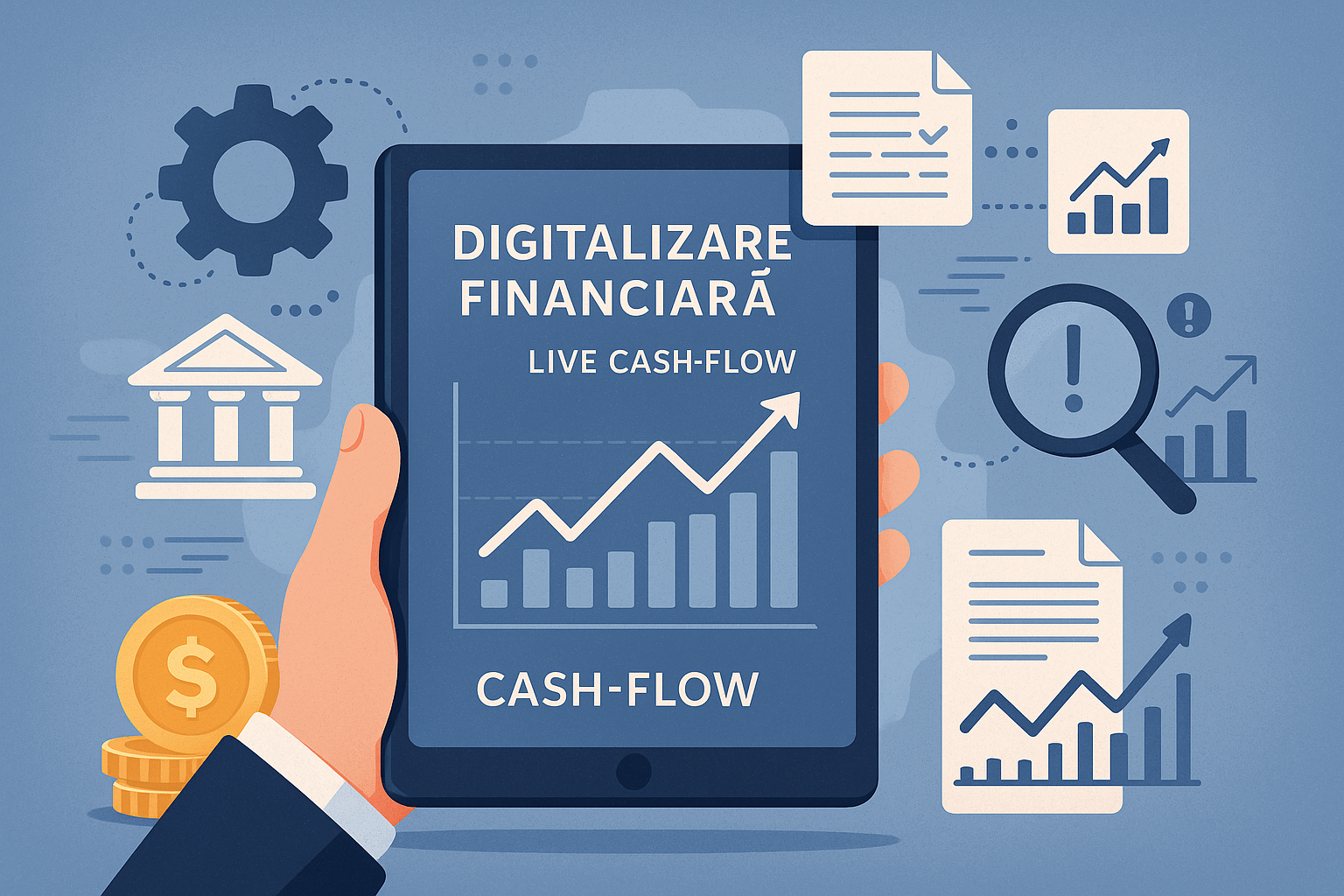 Digitalizarea proceselor financiare – de la hârtii la decizii în timp real