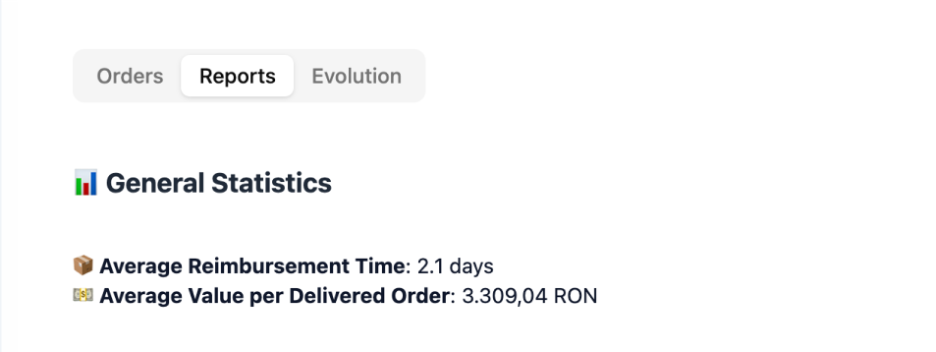 Orders Hub – statusuri și filtre